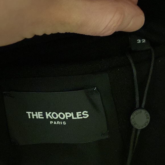 NWT luxury wool The Kooples Paris designer winter coat double breasted long midi - Picture 14 of 16